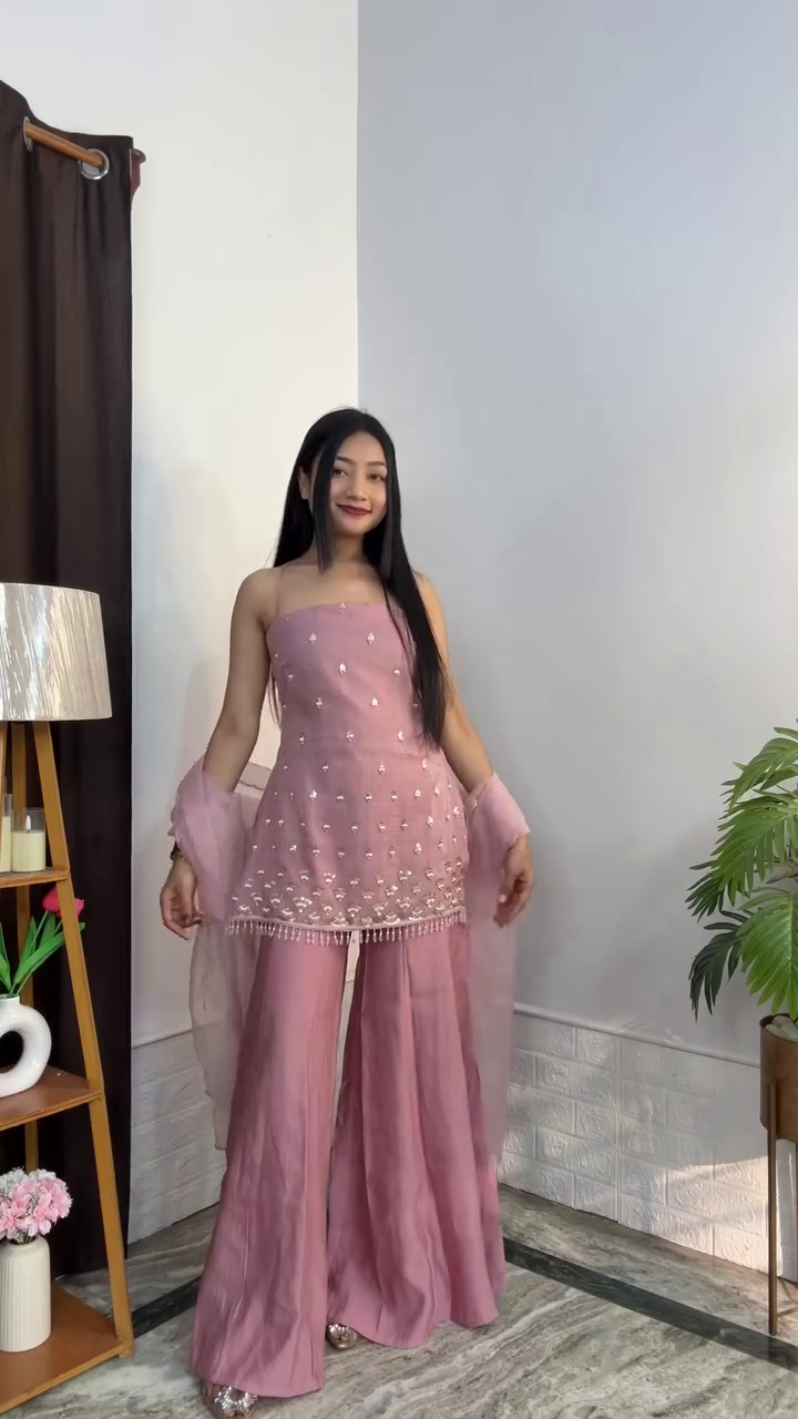 Blush Mirage: The Whisper of Silk and Stardust" 🌸🌙💫