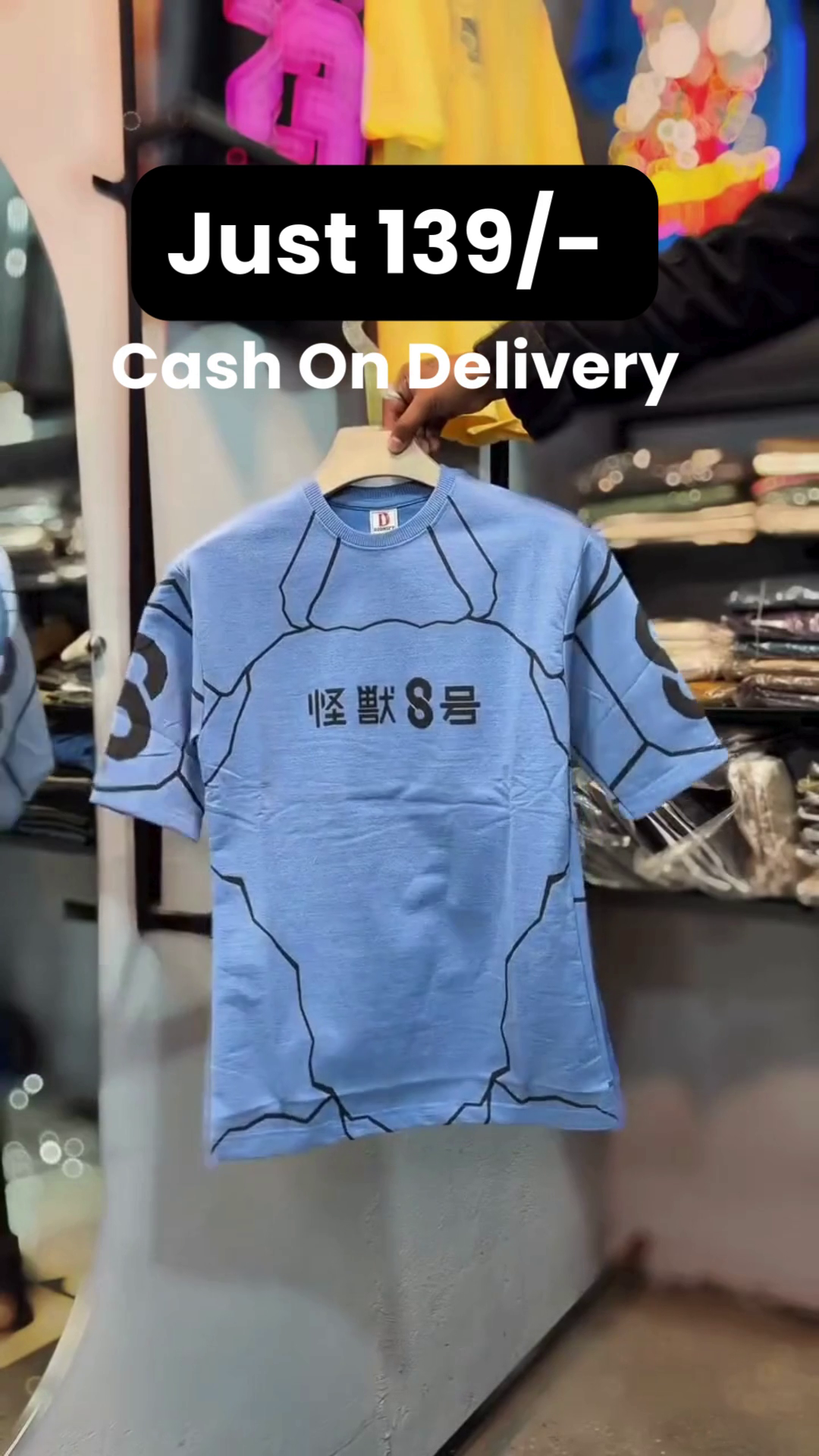 Haunted Graphic White T-Shirt 👕 with Bold Black Typography 🖤 + Spooky Orange & Black Hands 🖐️🧡