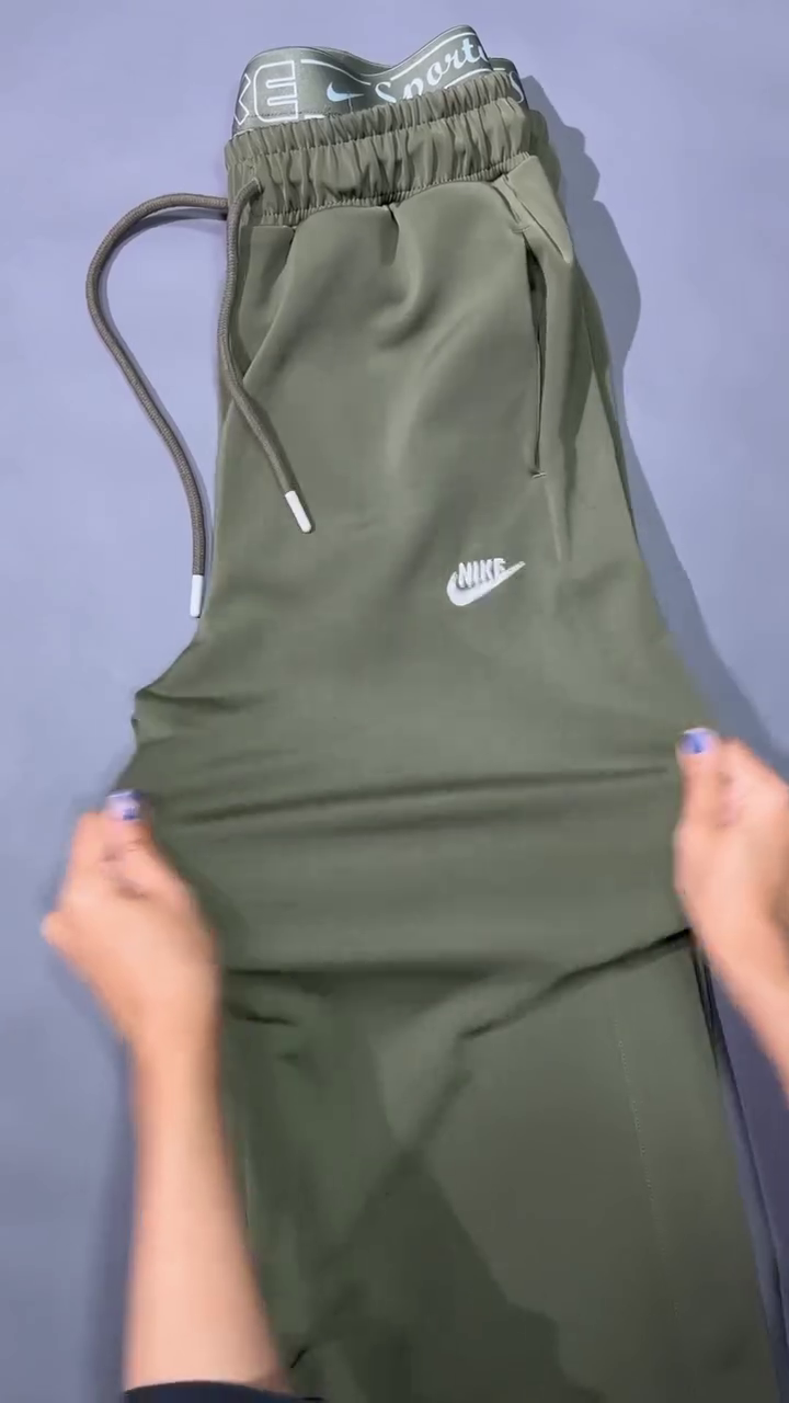 Mauve Jogger Pants 👖 with Elastic Waistband 🎀 + Adjustable Drawstring ✨ + Inner Waistband Lining 💕 Featuring Subtle Text Design