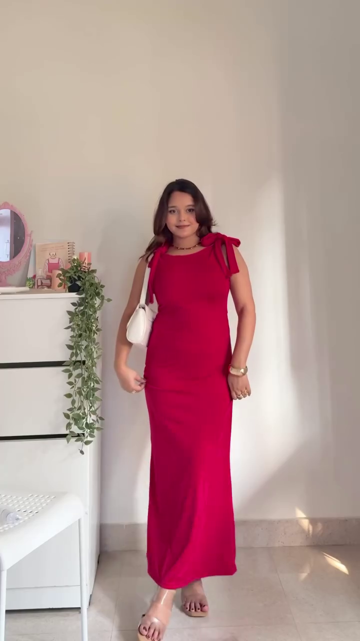 Pink and White Vertical Striped Front Button Down Midi Shirt Dress with Collared Neckline and Flowy A-Line Silhouette