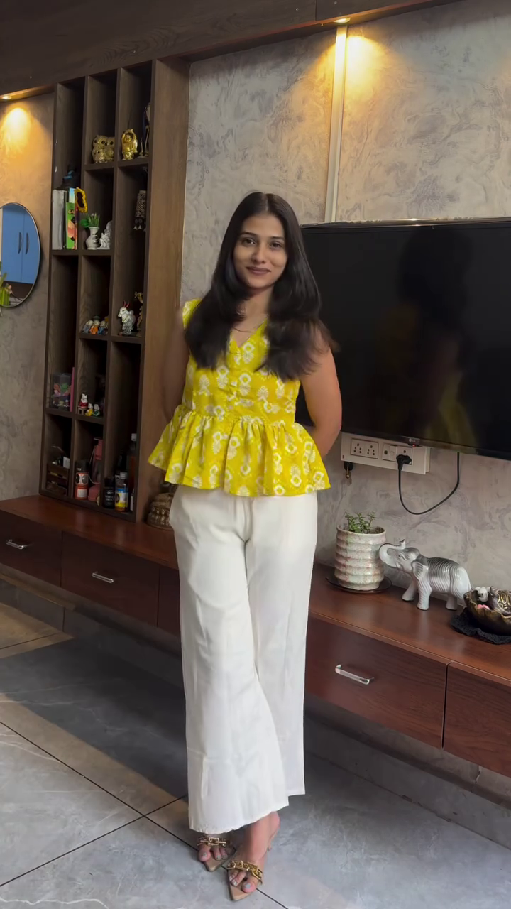 Deep Plum & Grey Dual-Tone Straight Kurta with Wide Hem Palazzo Pants – Contemporary Minimal Ethnic Fusion Two-Piece Set