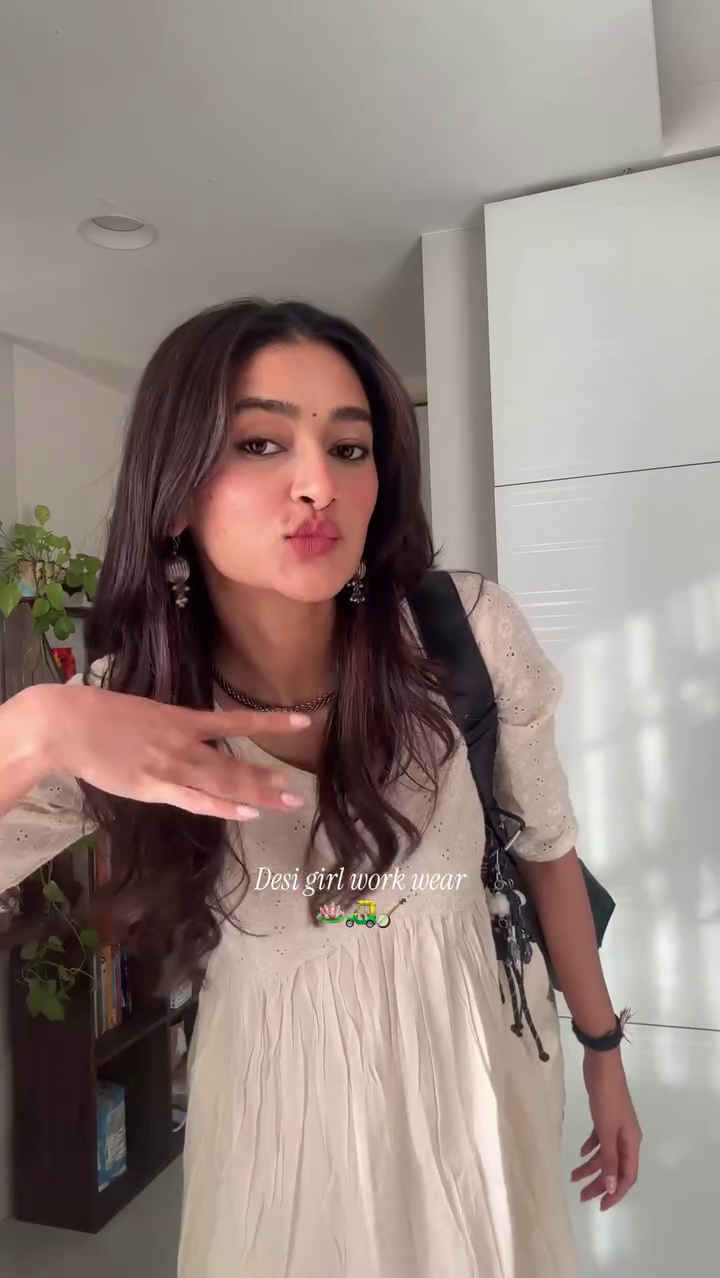 Midnight Black & Magenta Floral Printed Flared Short Kurti with V-Neckline & White Straight Pants – Indo-Western Desi Workwear Fusion Outfit