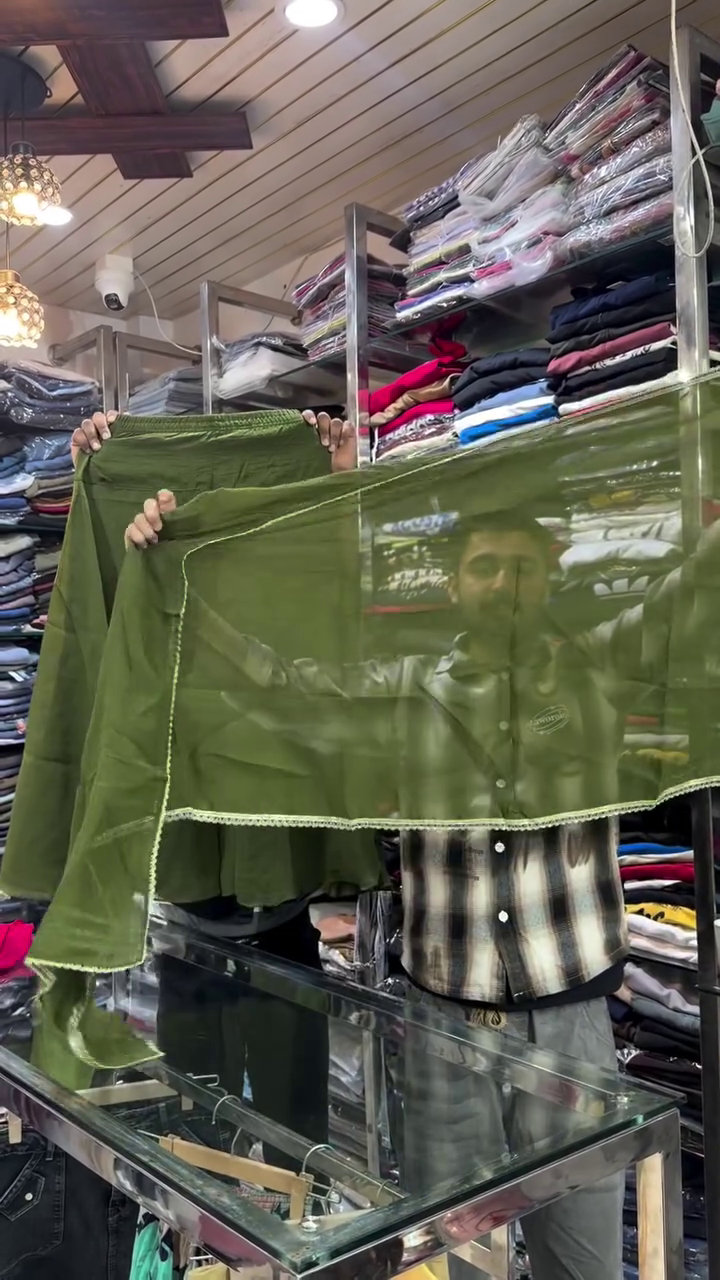 Royal Red Mirror Embellished Traditional Kurta with Matching Pants