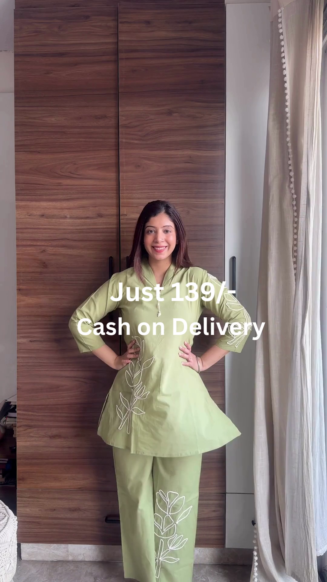 Embroidered Festive Kurti Sharara Style Suit with Designer Bell Sleeves