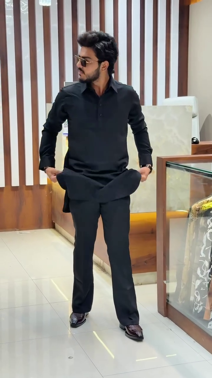 Classic Beige Minimal Kurta & Straight Pant