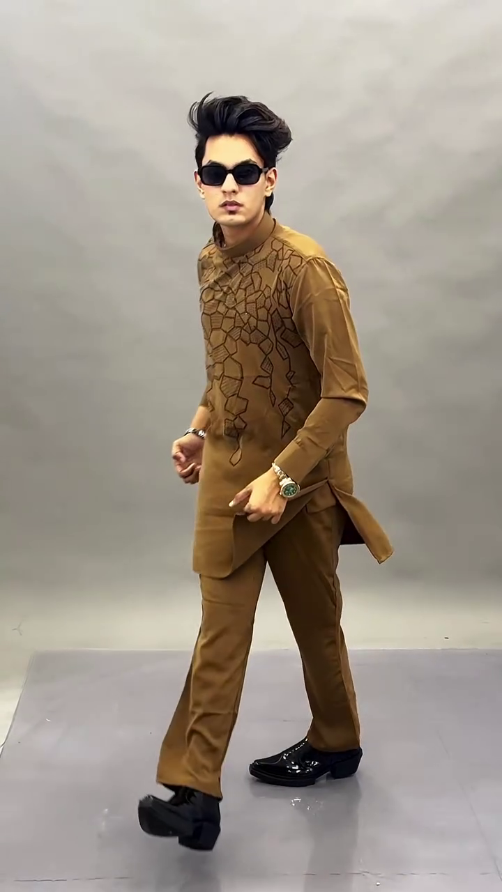 Embroidered Designer Kurta with  Straight Ethnic Pants