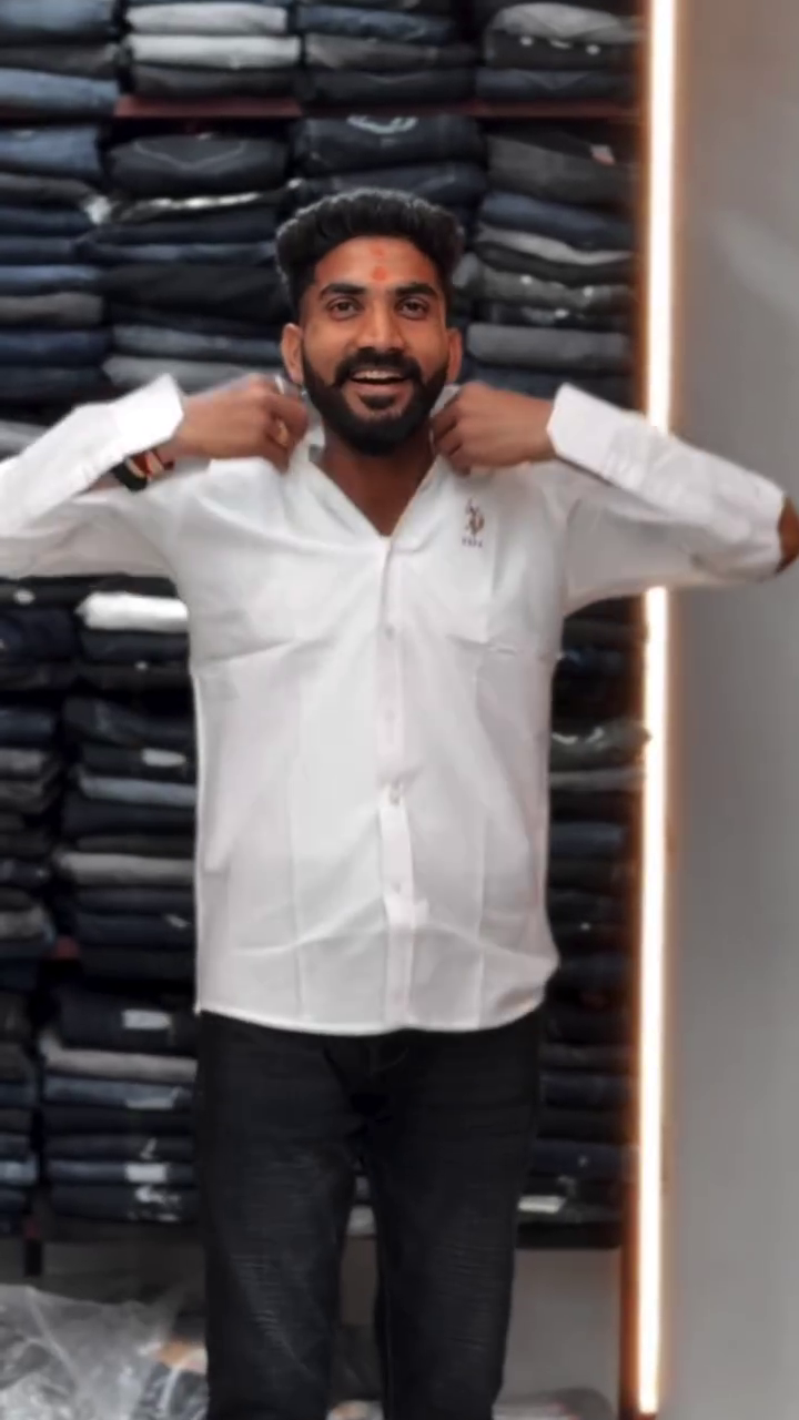 Casual Shirt With Contrast Elbow Patch Detailing Modern Slim Fit Men’s Shirt