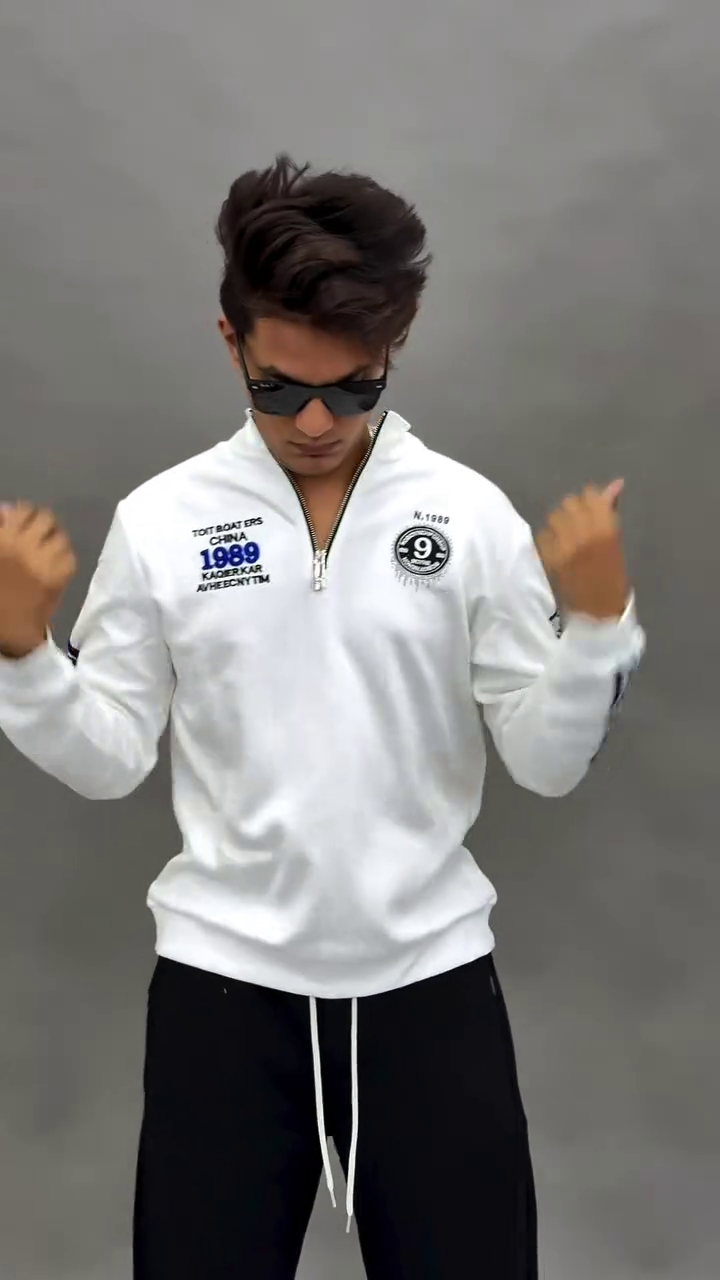 Midnight Racer Zip-Up Athleisure Tracksuit Set 🖤🔥✨