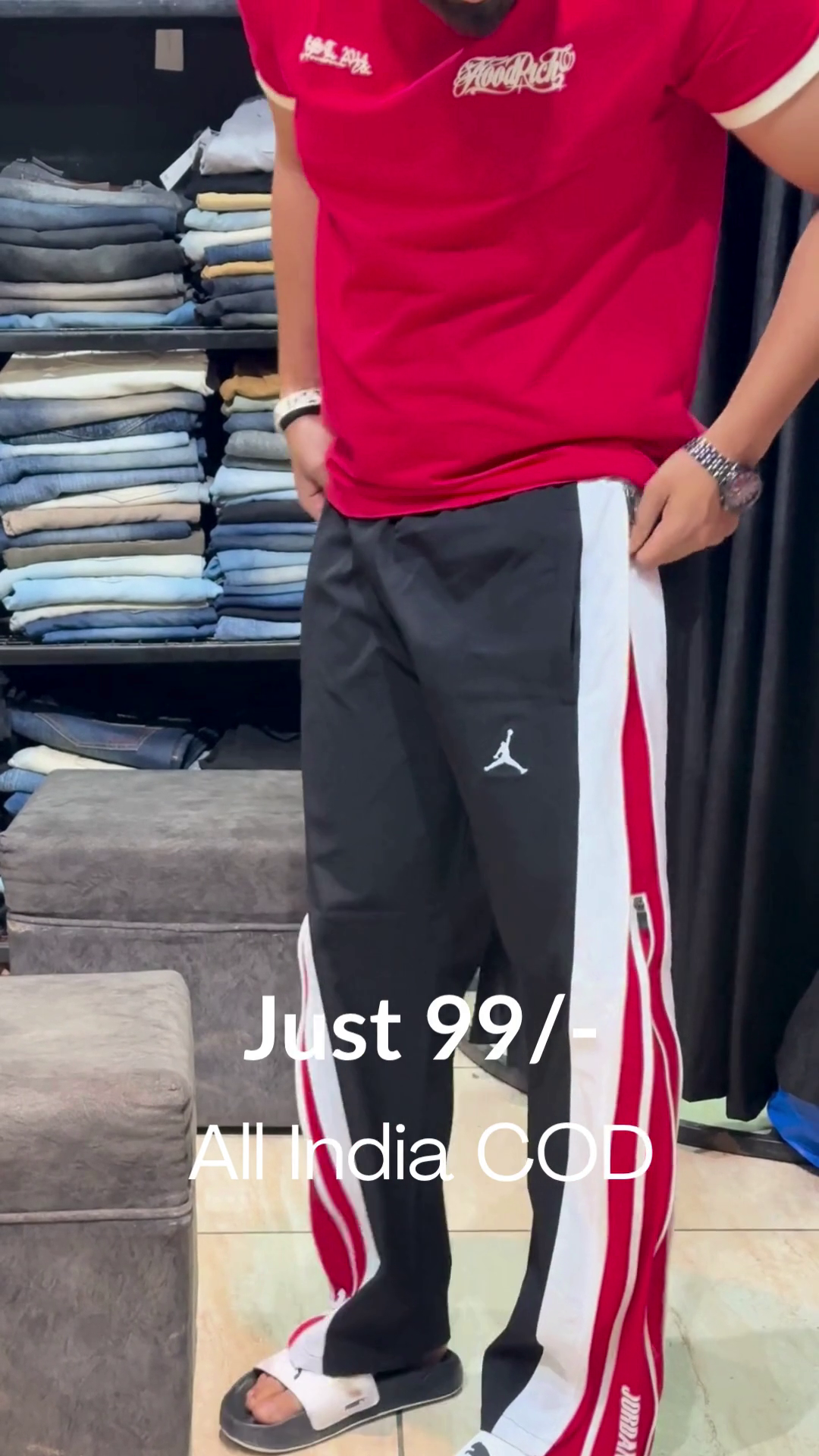 Urban Sprint Colorblock Track Pants – Sporty Edge Streetwear ⚡🏃‍♂️🔥