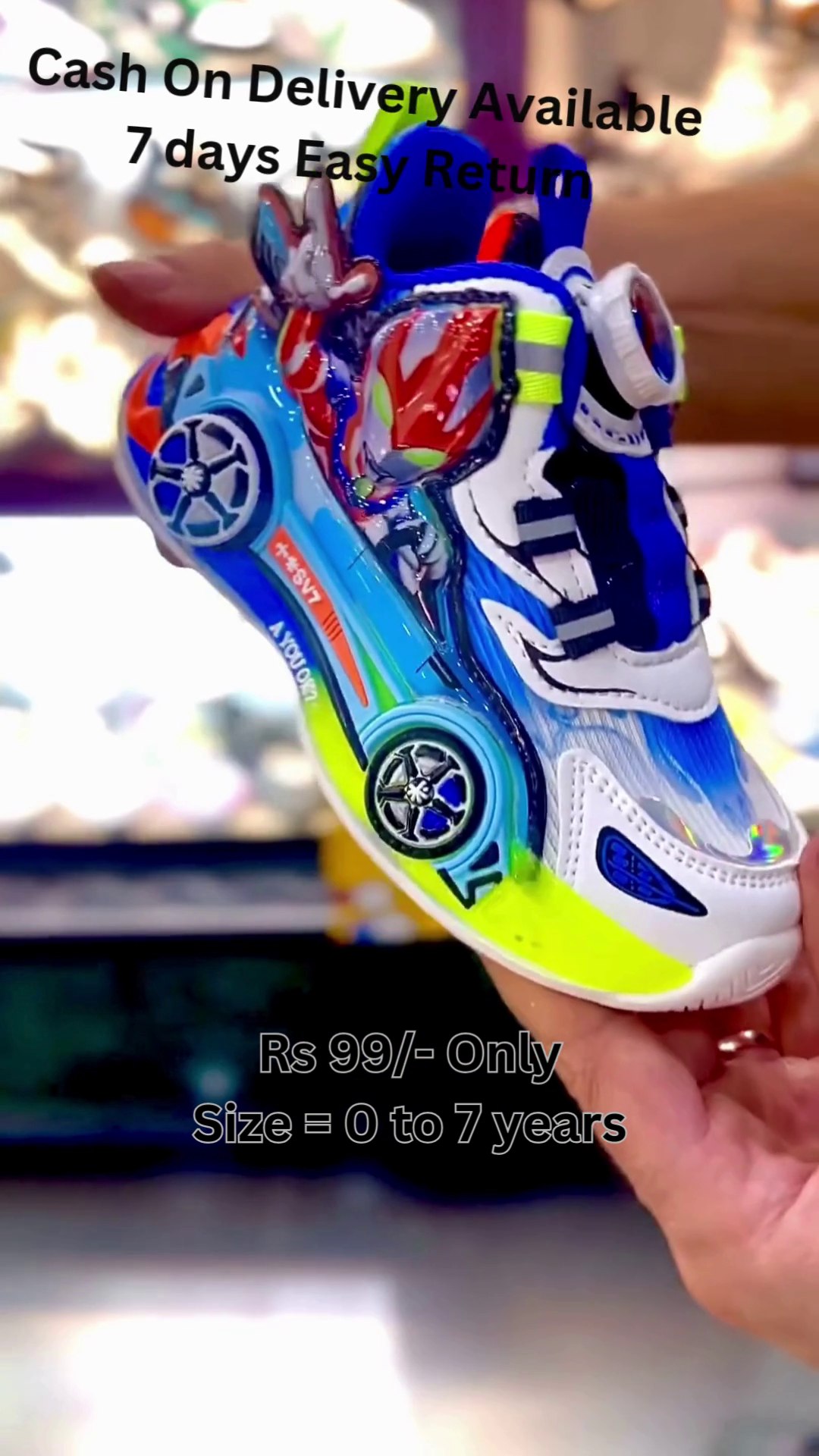 🚗✨ Kids LED Sports Shoes for Boys & Girls | Stylish Cartoon Racing Sneakers | Lightweight Casual Shoes | Multiple Colours & Designs | Sizes for 0–7 Years ✨👟