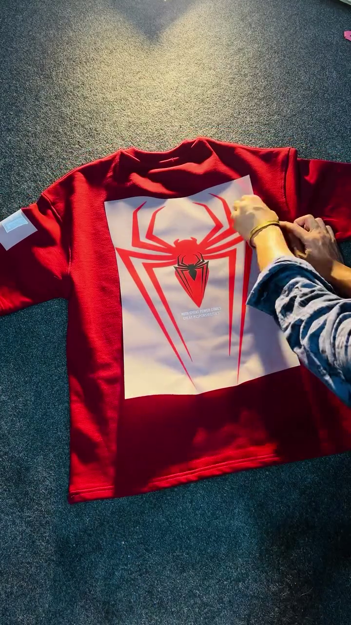 ❤️ Premium Spider Graphic Oversized Cotton Sweatshirt for Men & Women | Trendy Streetwear Round Neck Full Sleeve Casual Winter Pullover